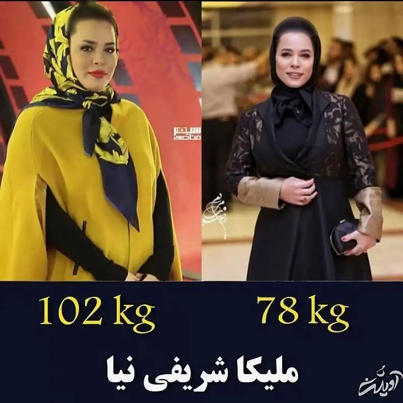 کاهش وزن بازیگران زن 